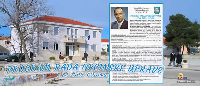 Program rada Općinske uprave Vir