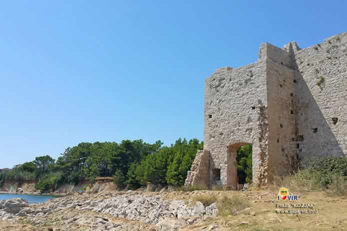 Vrata na južnom bedemu venecijanske utvrde Kaštelina