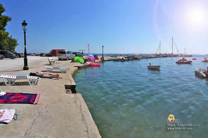 Betonirana plaža na Viru