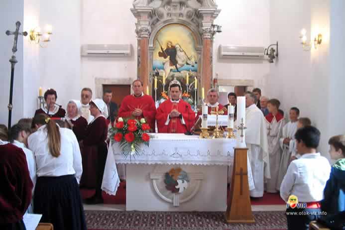 Euharistijsko slavlje u crkvi sveti Juraj predvodi don Josip Lisica