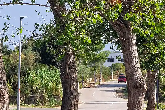 Prilaz Virskim Bunarima kod Potoka na otoku Viru