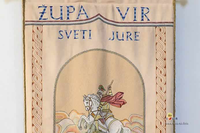 Zastava župe sveti Jure Vir